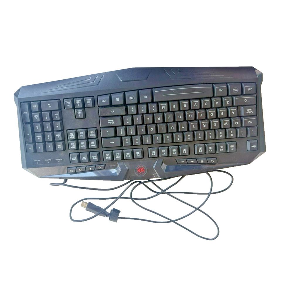 Red Dragon S101-1 Backlit RGB Gaming Keyboard Working